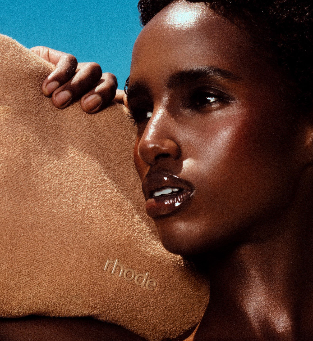 Rhode lip treatment close-up